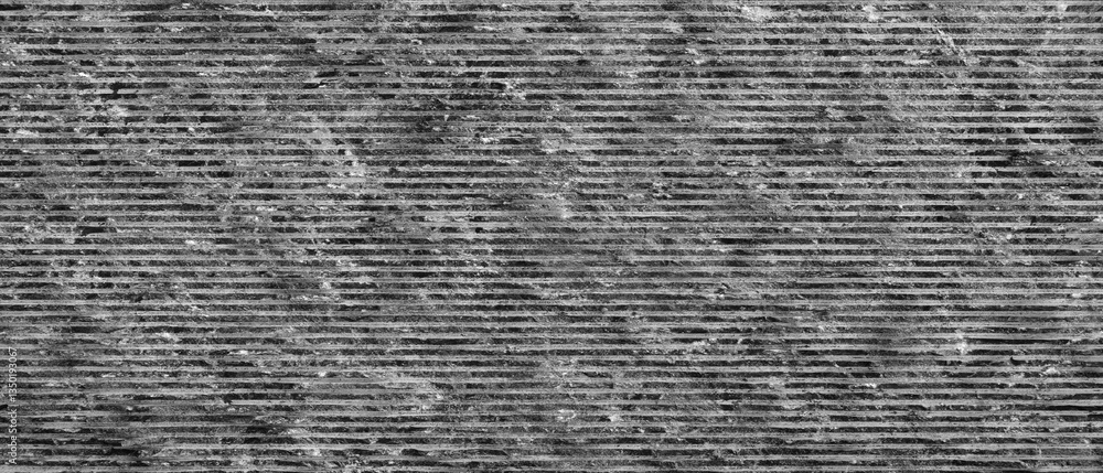 Aufkleber dark gray stone wall with rough texture as a background for a template or banner. the wall is made o