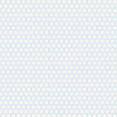 Fototapeta premium Light Blue Honeycomb Pattern Background, Soft Hexagonal Texture, Minimalist Design for Flyers, Cards, Banners, and Poster Design