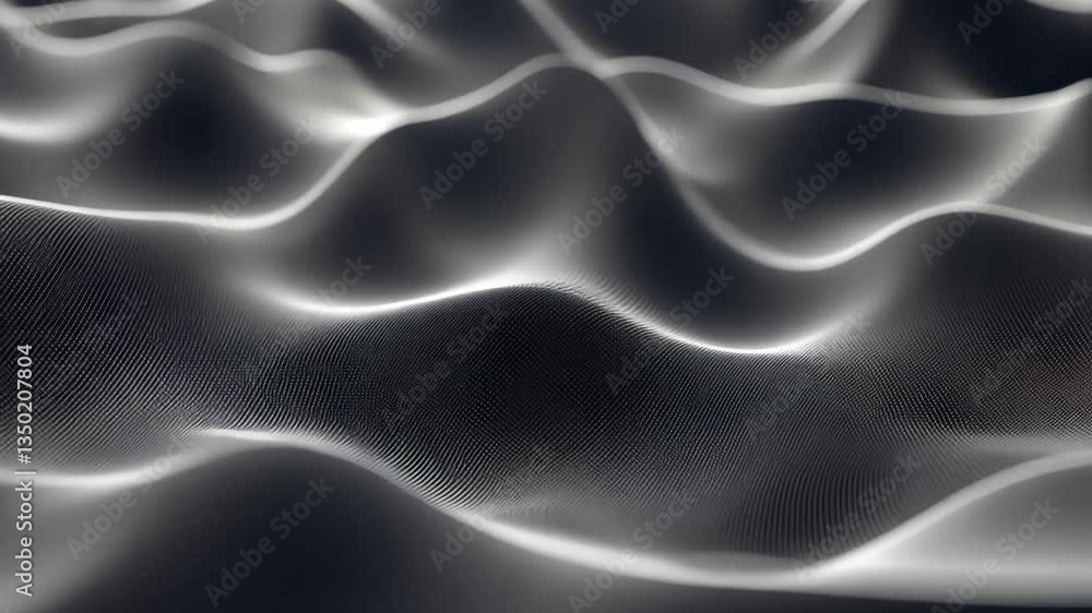 Aufkleber exploration of fluid dynamics through patterns and waves in a textured surface