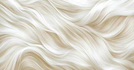 Obraz premium A beige and white yarn texture with subtle details suggesting warmth and softness ideal for knitting or crocheting. The neutral background highlights the fabric pattern, perfect for elegant design pro