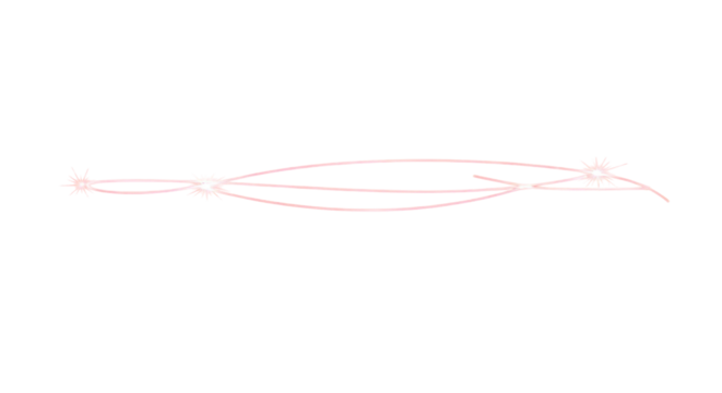 Neon pink line light isolated on transparent background, cut out, ai generated