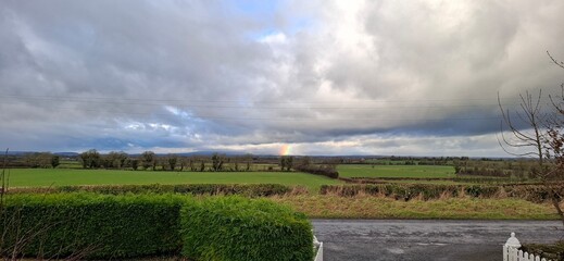 landscape with clouds