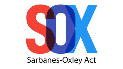 Sarbanes-Oxley Act and SOX compliance policy on table