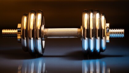 Naklejka premium dumbbell on a white background