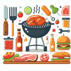 bbq, food, barbecue, grill, party, cooking, meat, picnic, grilling, summer, meal, grilled, cook, beef, cookout, hot, background, barbeque, steak, fire, backyard, pork, flame, delicious, smoke, outdoor