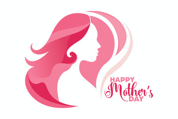 Happy Mother's Day typography vector design for Mother's Day,