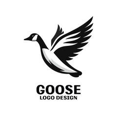 Obraz premium Goose Vector Logo Design