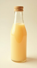 Natural Juice Bottle - Minimalist Organic Beverage Packaging