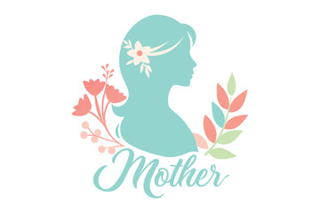 Mother's Day Typography Vector Illustration