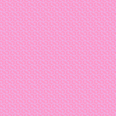 Pink geometric pattern background with soft lines and shapes, seamless texture for design projects, wallpaper, packaging, and decoration