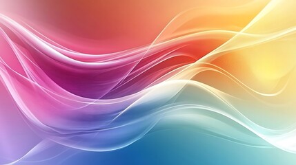 Fototapeta premium Colorful Abstract Wave Background. (8)