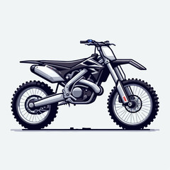 motor cross vector illustration
