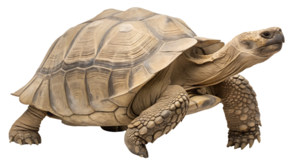 desert tortoise isolated on transparent background