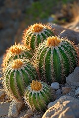 Fototapeta premium Cacti thrive in rocks