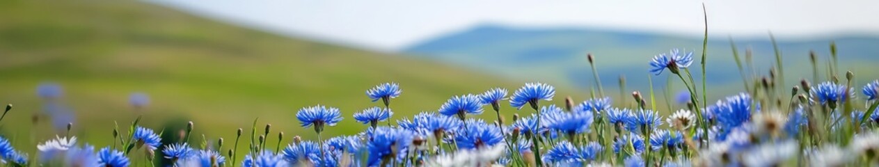 Flowers in a calm scene
