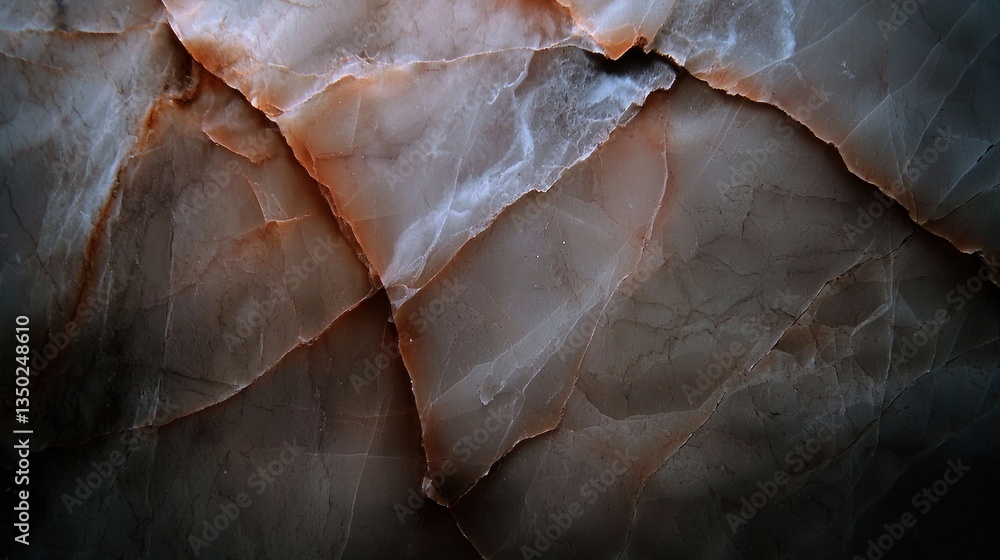 Poster close-up of a beautifully textured stone surface showcasing intricate patterns and colors