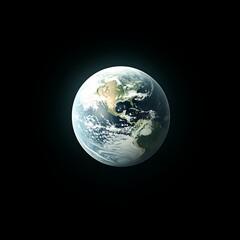 Fototapeta premium Earth with Globe, Space, and Planet.