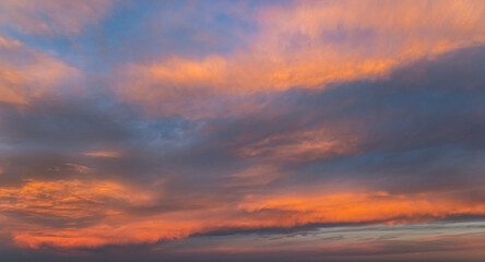 Fototapeta premium red sunset sky