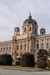 Naturhistorisches Museum in Vienna showing its beautiful architecture