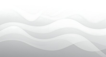 Obraz premium Elegant White Wavy Background Texture for Modern Design Projects