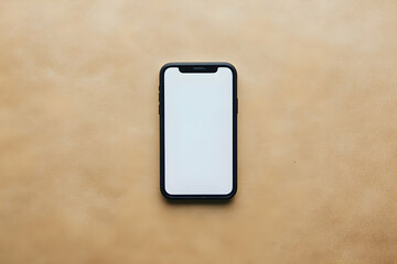 Modern Mobile Device Mockup on Neutral Surface