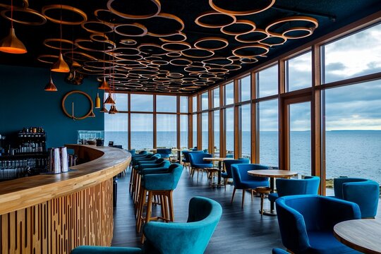 A unique office culture is characterized by its creative workspaces and sleek, modern interior design that inspires productivity