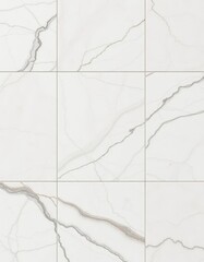 Obraz premium Cool, polished marble tiles showing veining patterns, pattern, elegant, marble texture