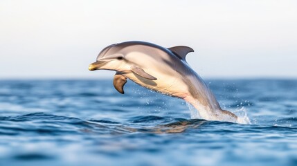 Fototapeta premium Dolphin leaping out of water