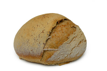 Uniquely cracked artisan bread resting on a clean surface, ready to be enjoyed with a meal or snack