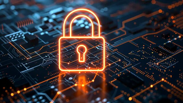 In todays fastchanging tech and business landscape, a padlock symbol highlights the critical need for cybersecurity mergers and the risks associated with effective data protection