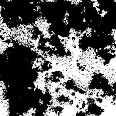 Grunge old detailed black texture. Vector background	
