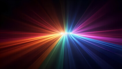 Frozen Light Motion: Ethereal Prism Glow