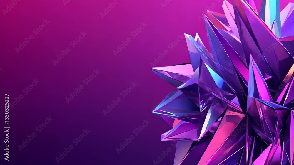 Poster futuristic abstract background with dynamic triangular shapes generative ai