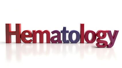 Study of hematology focusing on blood disorders and treatments with educational emphasis