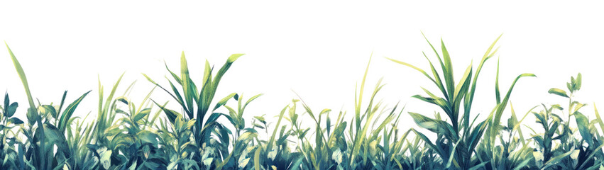 PNG Beautiful green grass border illustration background nature.