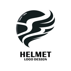 Helmet Vector Logo Design