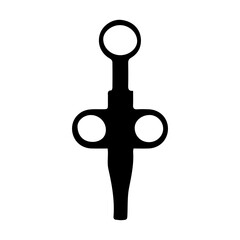 biopsy needle glyph icon