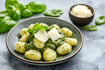Delicious Pesto Gnocchi with Parmesan