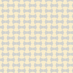 Fototapeta premium Unique geometric pattern background in cream and gray tones, stylish repetitive design for elegant branding, wallpaper, textiles, and digital graphics.