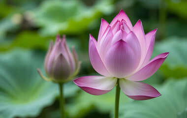Real Pressed pink and purple lotus flowers blossom petal plant.