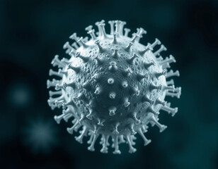 Super-Macro Influenza Virus – Ultra-Zoom Scientific Visualization