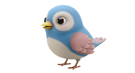 Small Yellow Bird Standing