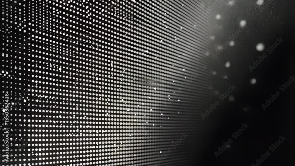 Poster halfton pattern dot background with grunge texture effect generative ai