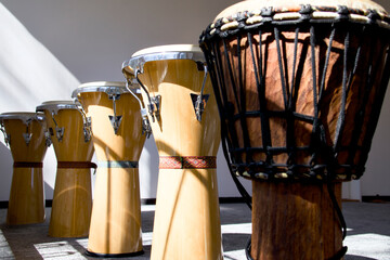 African Drums playing by hands for education and sessions