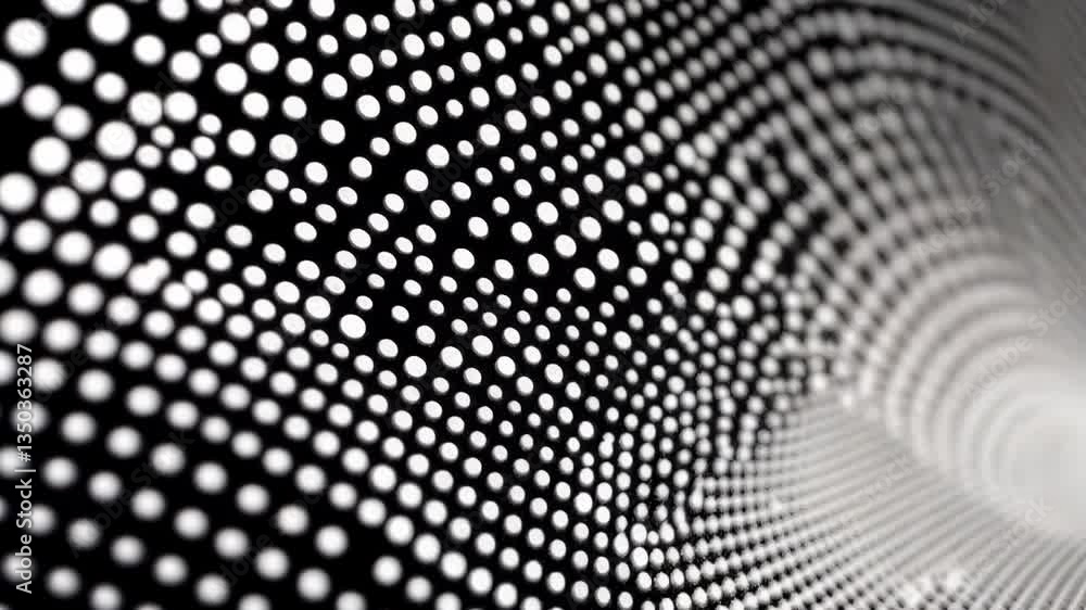 Poster halfton pattern dot background with grunge texture in dynamic flow generative ai