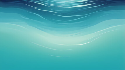 Fototapeta premium Oceanic Gradient - Deep Turquoise, Aqua Blue, and Foamy White with Soothing Wave-Like Ripples