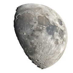 half moon isolated with transparent background, PNG background,