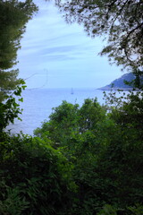 French riviera sea side