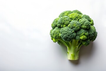 Broccoli on a Wooden Background