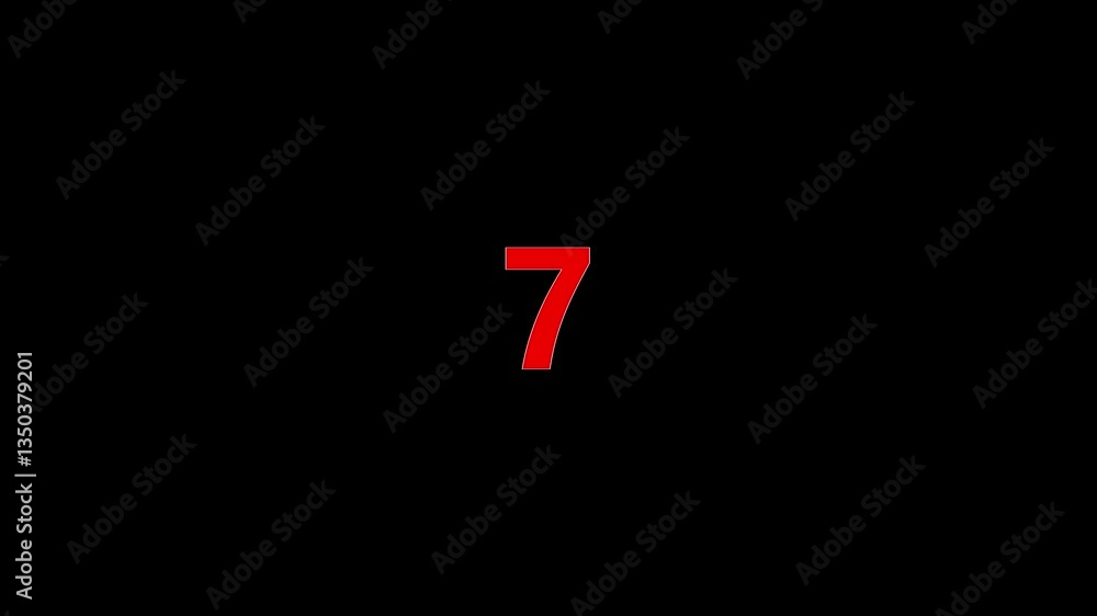 Poster countdown number from 15 to 0. time counter counting down the number of minutes and seconds remainin